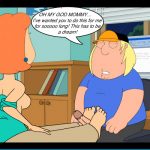 Lois gives chris a blowjob