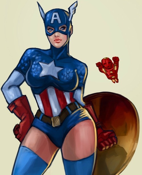 Female versions of the superheroes01