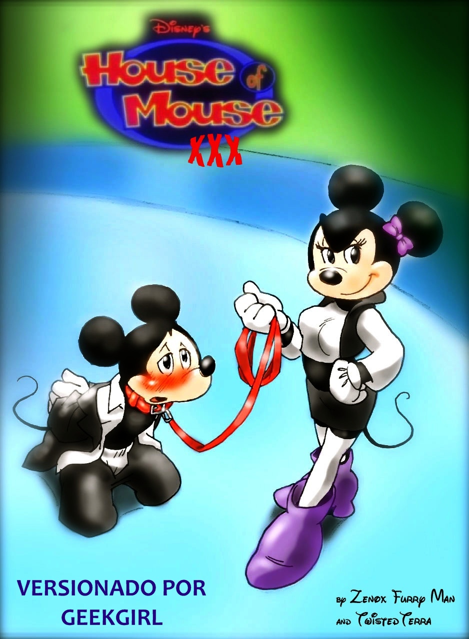 Minnie y Mickey Mano Negra0