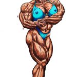 Muscular Female Arts 2166