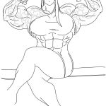 Muscular Female Arts 2419