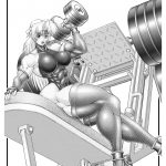Muscular Female Arts 2443