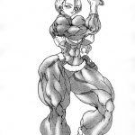 Muscular Female Arts 2639