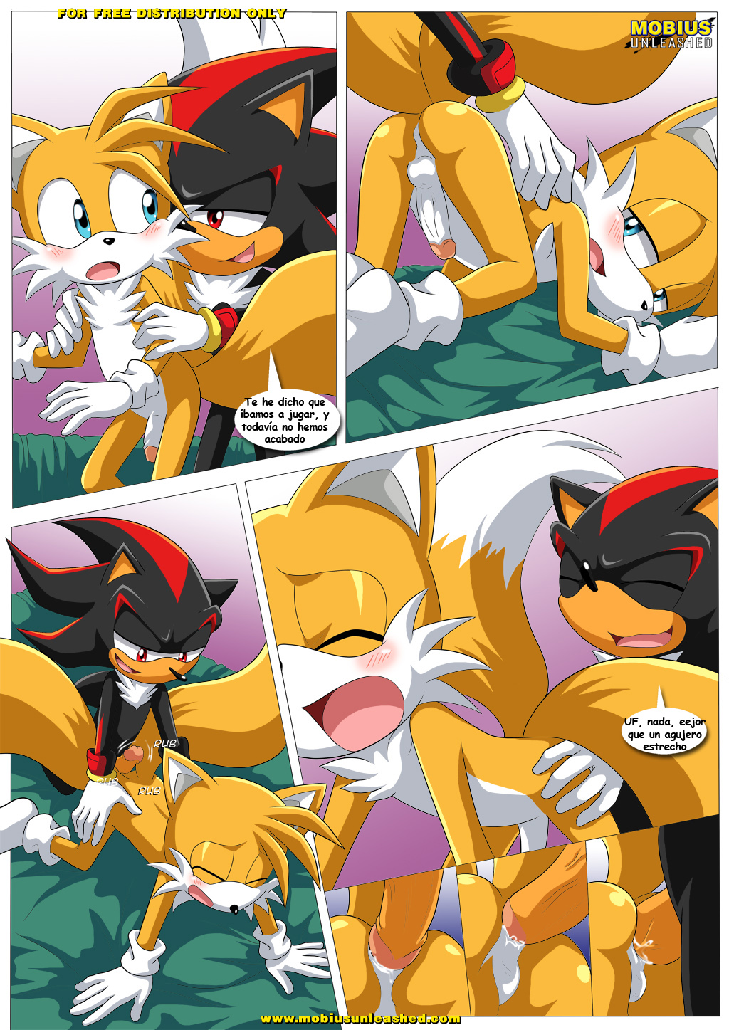 Read [palcomix] Shadow And Tails Sonic The Hedgehog [spanish] Hentai Online Porn Manga And Doujinshi