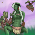 Green Girls from Azeroth Orcs Goblins25