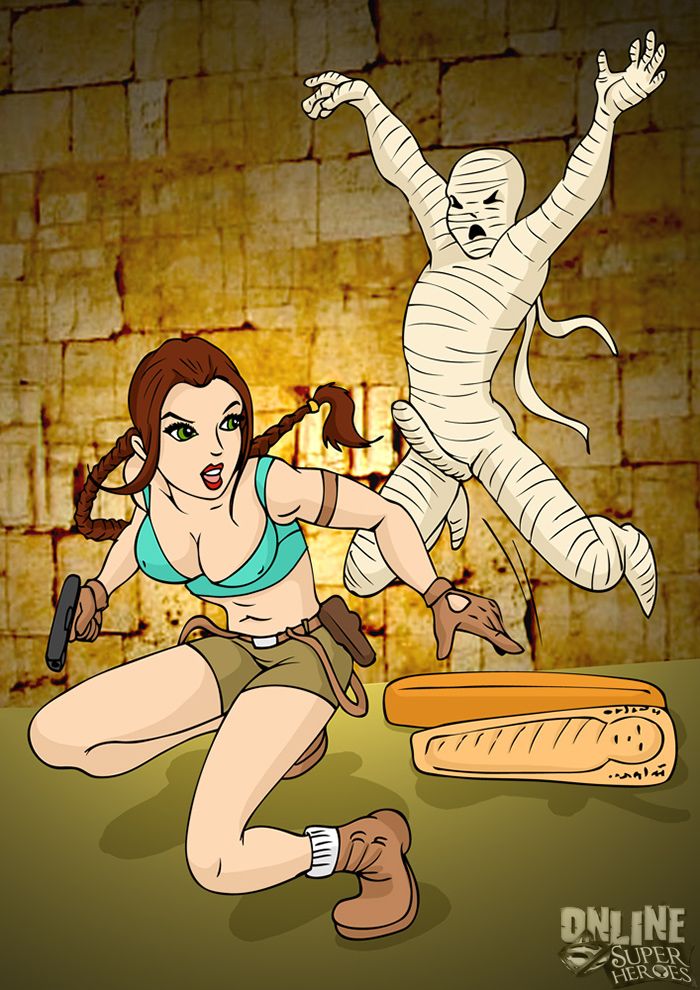 Lara Croft vs. Mummy0