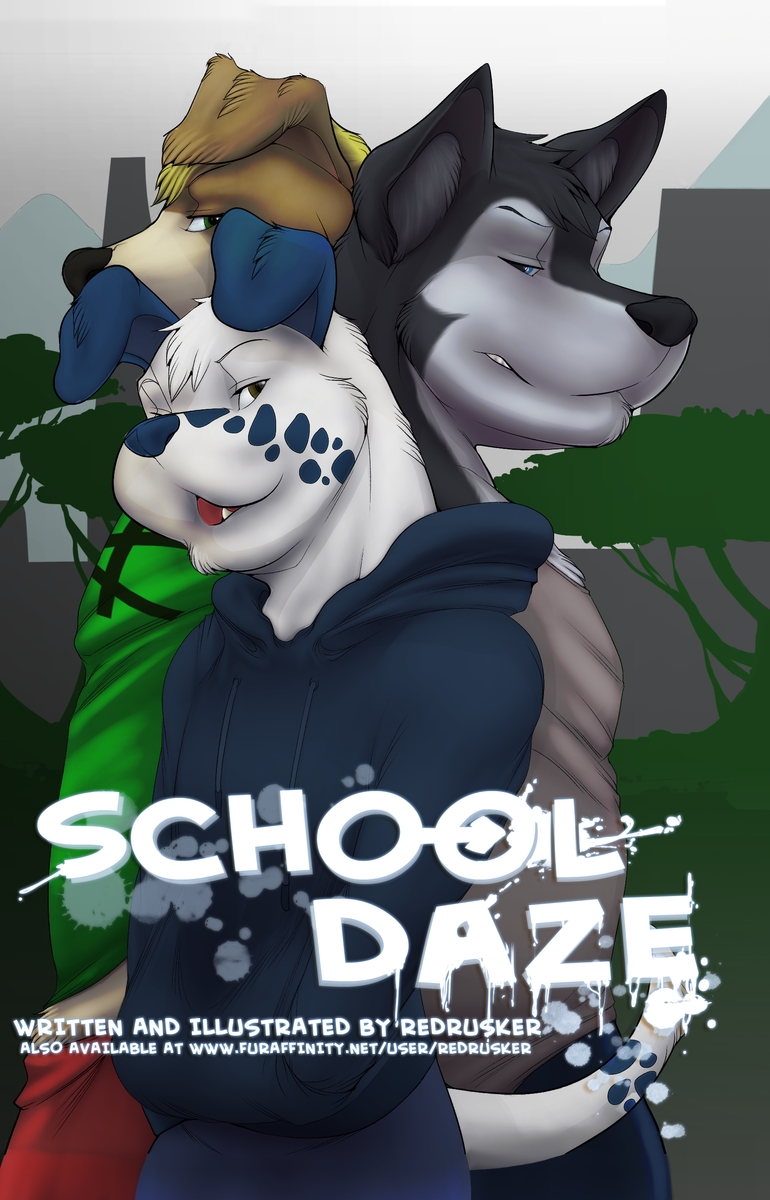 School Daze by RedRusker Now With Colour Cover Lapping the Competition by Adam Wan00