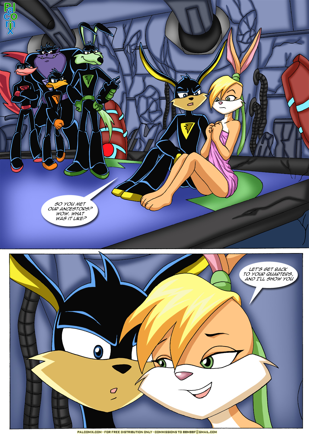 Read [palcomix] Time Crossed Bunnies Loonatics Unleashed Looney Toons Hentai Online Porn