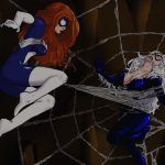 44 Said Spider To Cat Coloured by Mrmonkeyalsodraws