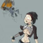 Alyx Vance and Chell Half Life 2 and Portal006