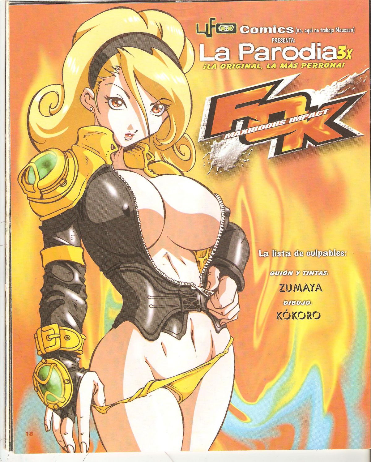 Parodias 3X FOK Maxiboobs Impact King of Fighters Spanish 254282 0001