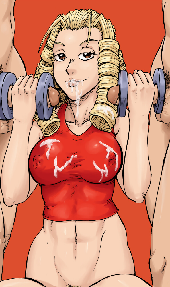 Spidu Ragathol Karin at the Gym Street Fighter00