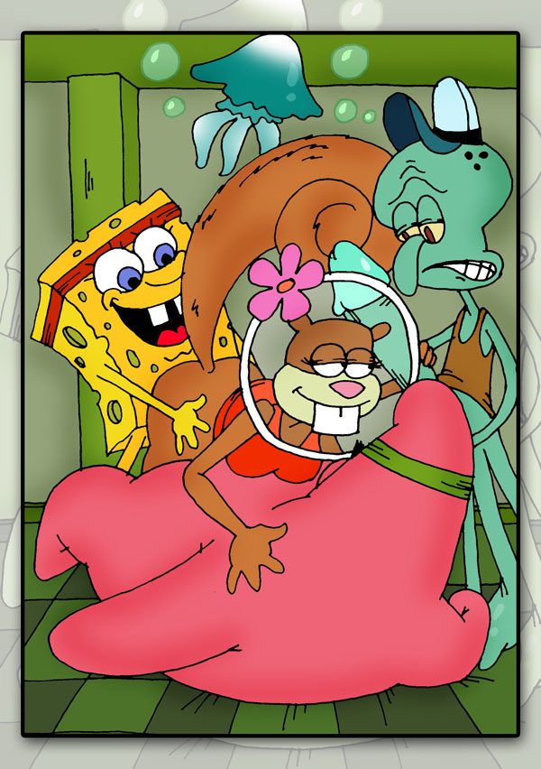 Spongebob and sandy having sex picture.