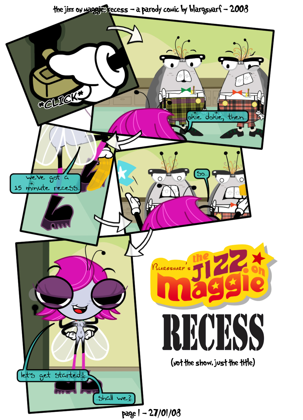 Blargsnarf The Jizz on Maggie Recess The Buzz on Maggie 71017 0001