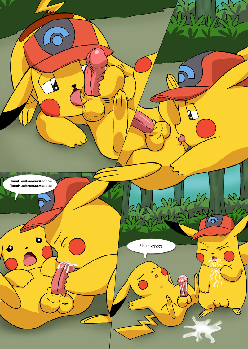 Palcomix The New Adventures of Ashchu (Pokemon) Russian Unfinished.