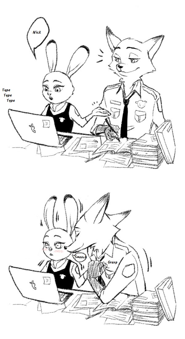 Showing affection Zootopia English0