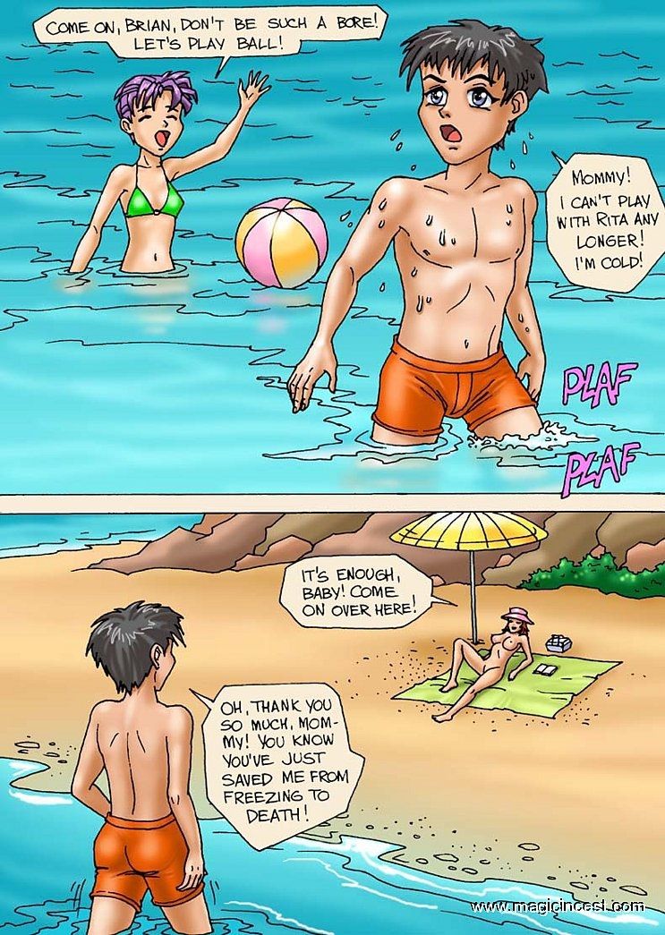 Read Threesome At The Nude Beach Hentai Porns Manga And Porncomics Xxx