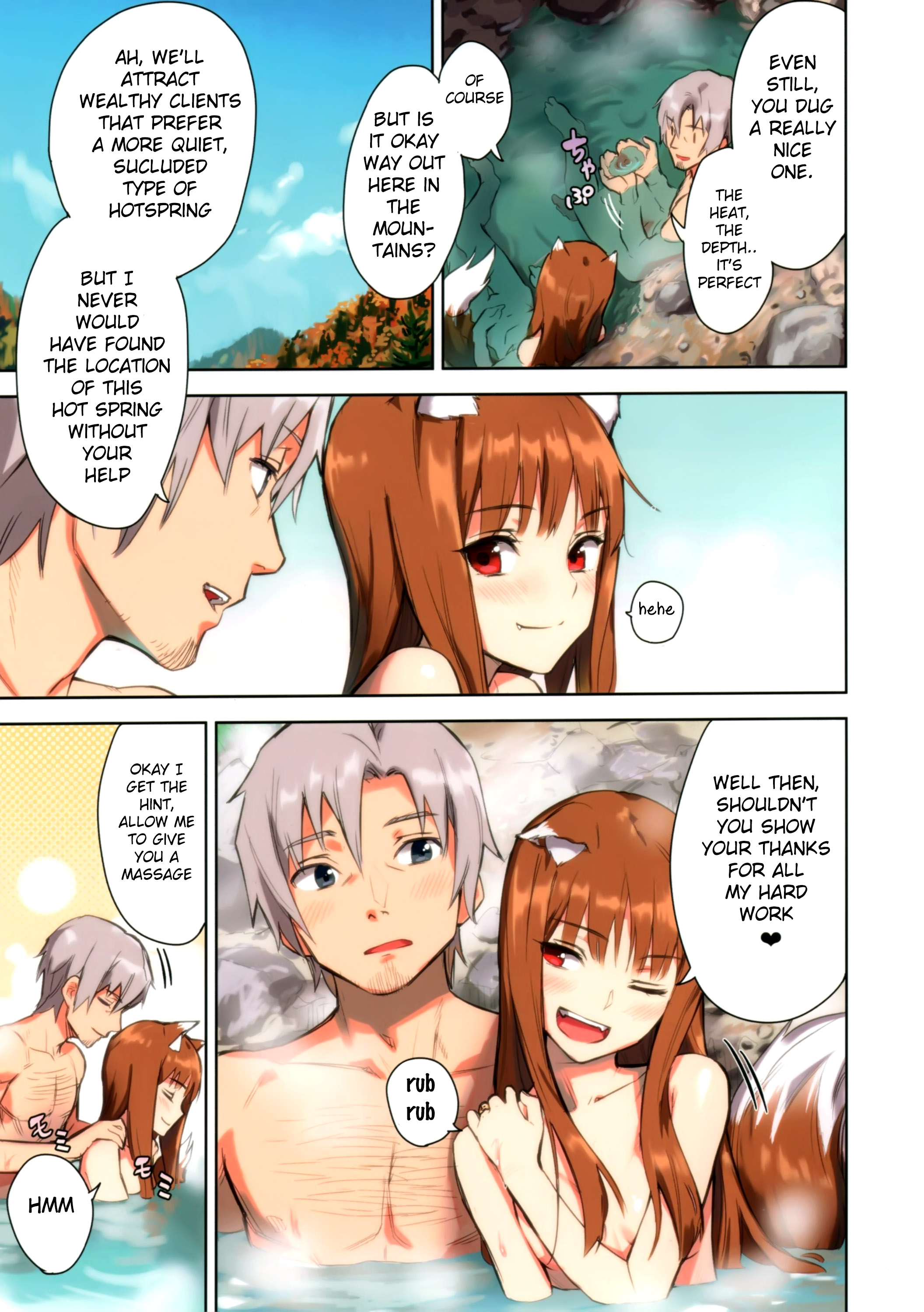 Read Wacchi To Nyohhira Bon FULL COLOR (Spice And Wolf) [English]  [Decensored] Hentai Porns - Manga And Porncomics Xxx