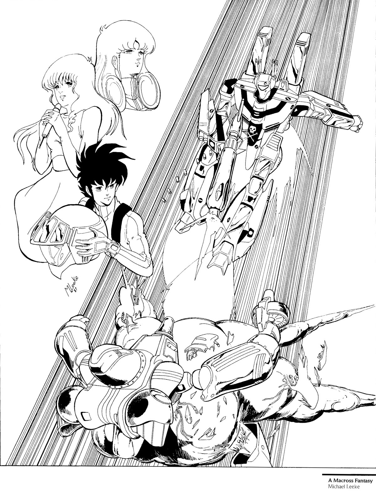 Robotech Art 2 - New Illustrations and Original Art from The Robotech Unive...