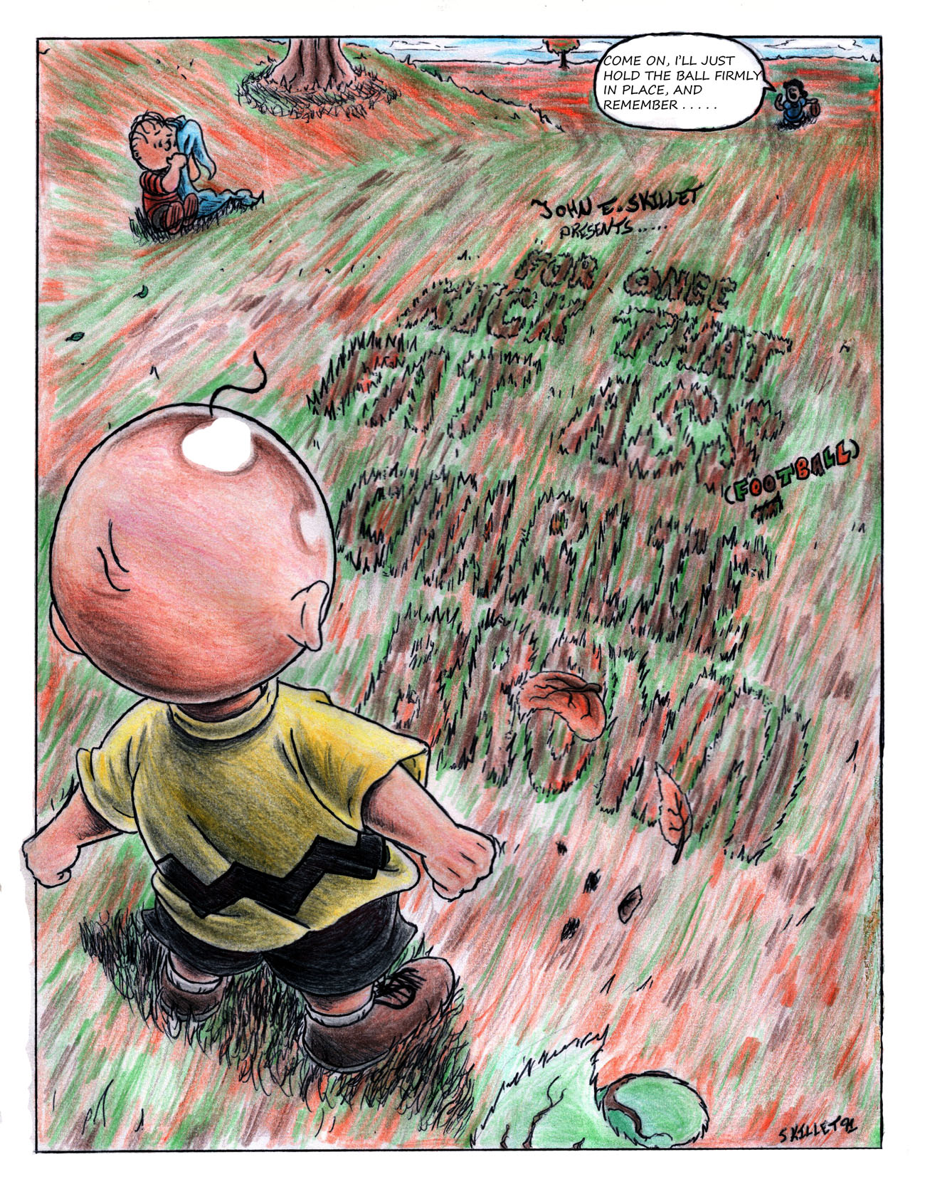 for once kick that fat ass football charlie brown wip00