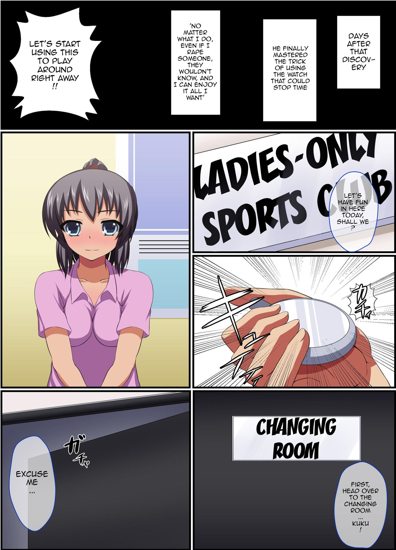 Read Ase De Muremure No Joshi O Jikan O Tomete Okasu ~ Sports Gym Hen | Stopping  Time To Violate Women While Horny With Sweat - Sports Gym Edition [English]  Hentai Porns -