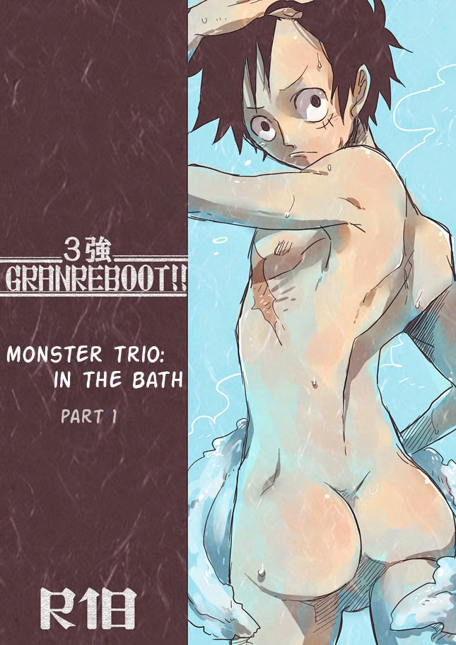 Monster Trio In The Bath One Piece English 00