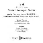 Fukuyama Naoto Amaimouto COMIC Megastore Alpha 2014 12 English Team Koinaka 20
