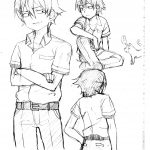 Irohasu and Hachiman Sketches Part 1 Pixiv 4