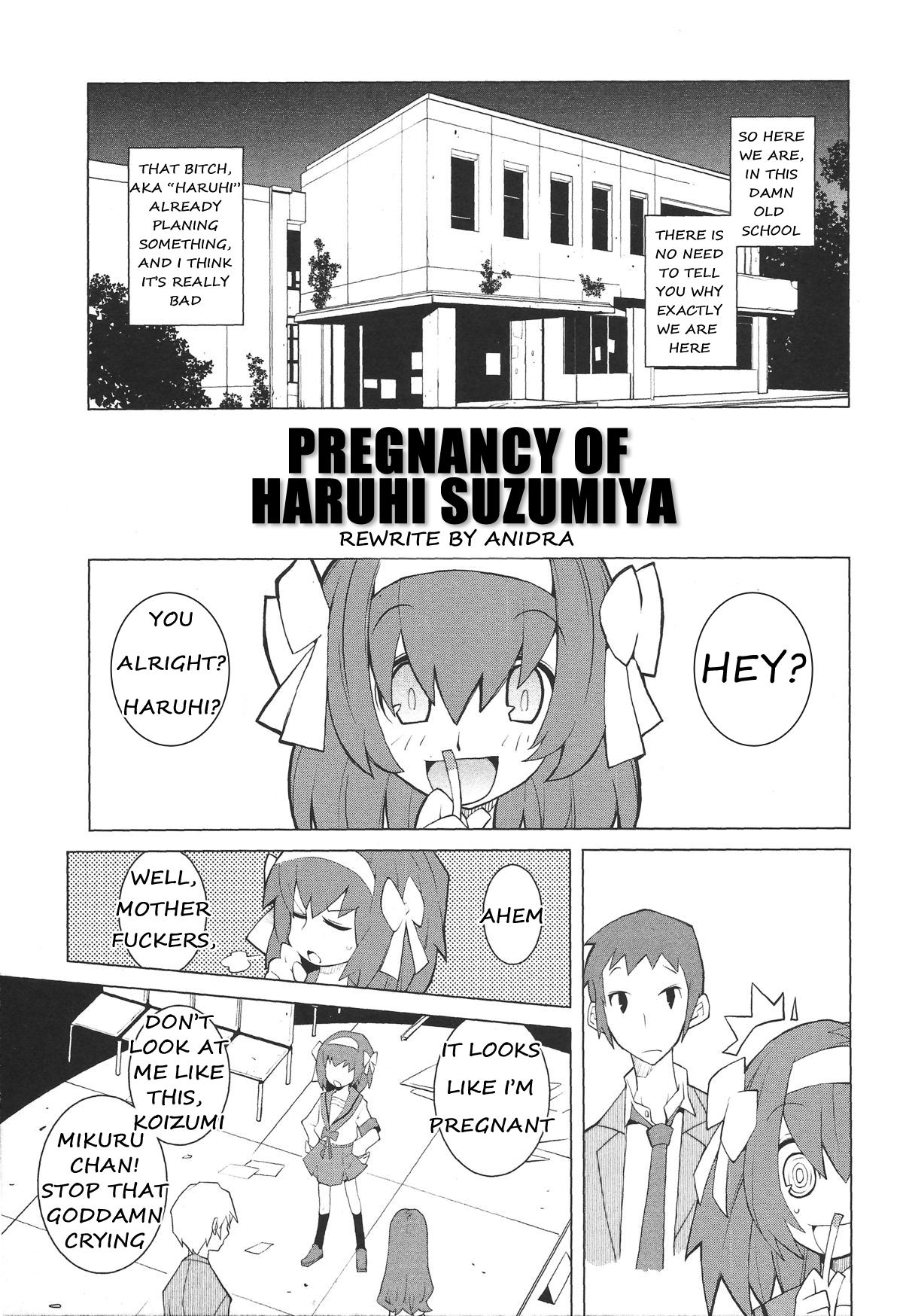 Pregnancy of Haruhi Suzumiya English Rewrite anidra 0