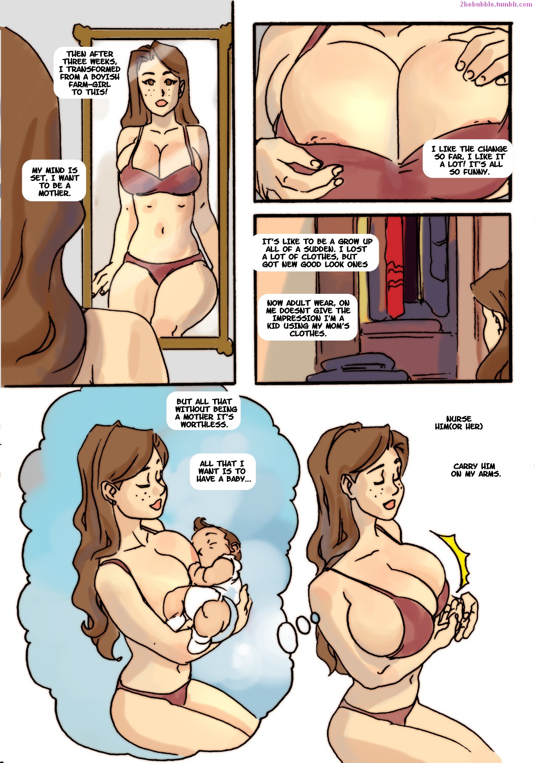 Порно комиксы увеличение груди фото 85