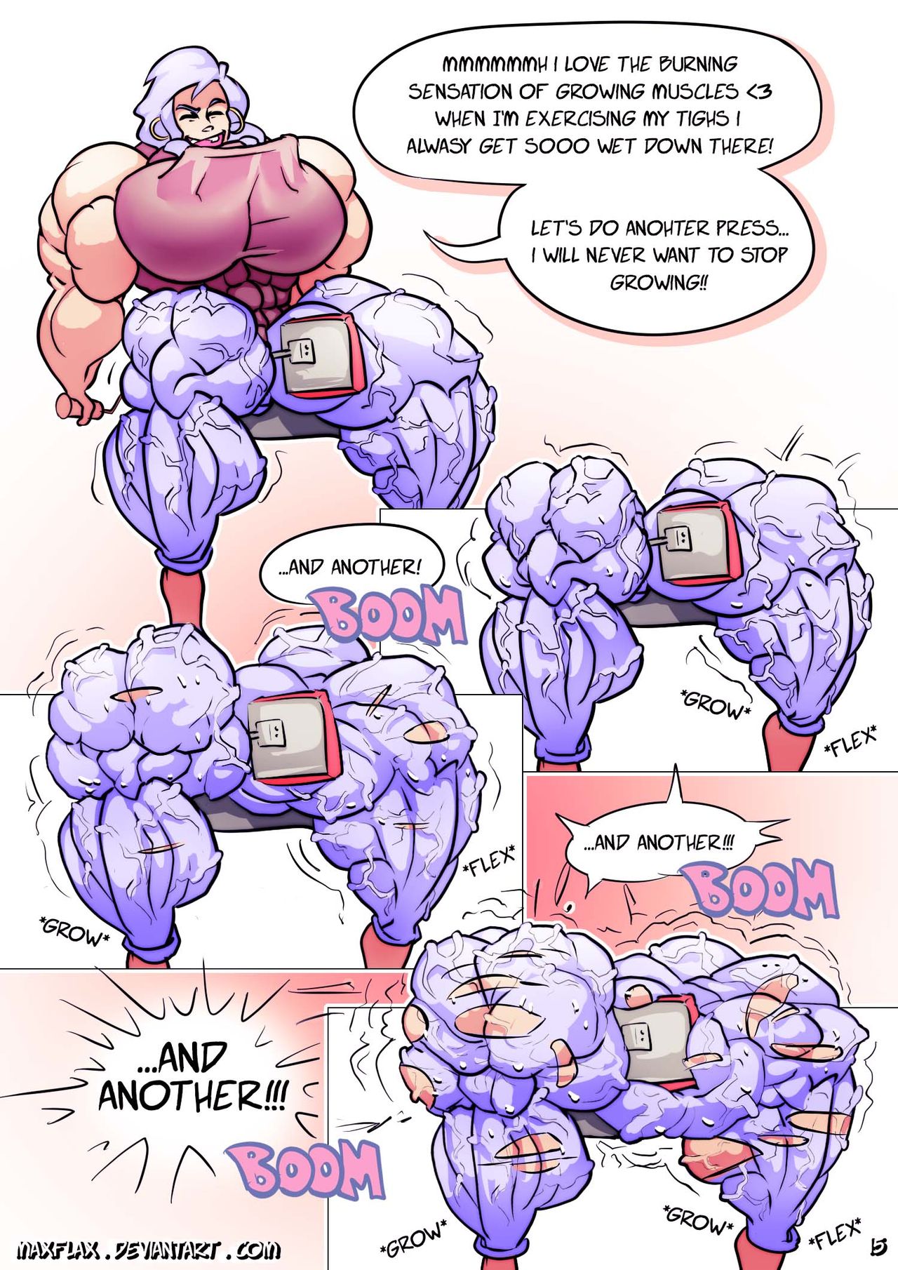 Muscle growth hentai manga фото 117