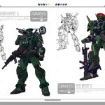 946236 Command SDJ 6 Green Beret Gundam Red Beret Gundam