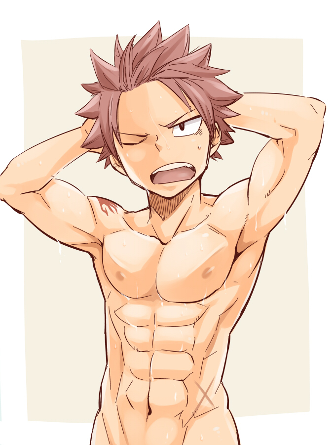 on. by. fairy tail. natsu dragneel. males only. elfman strauss. on Collecti...