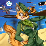 1059331 Lt Vixen Squirrel and Hedgehog by ZEBRAze