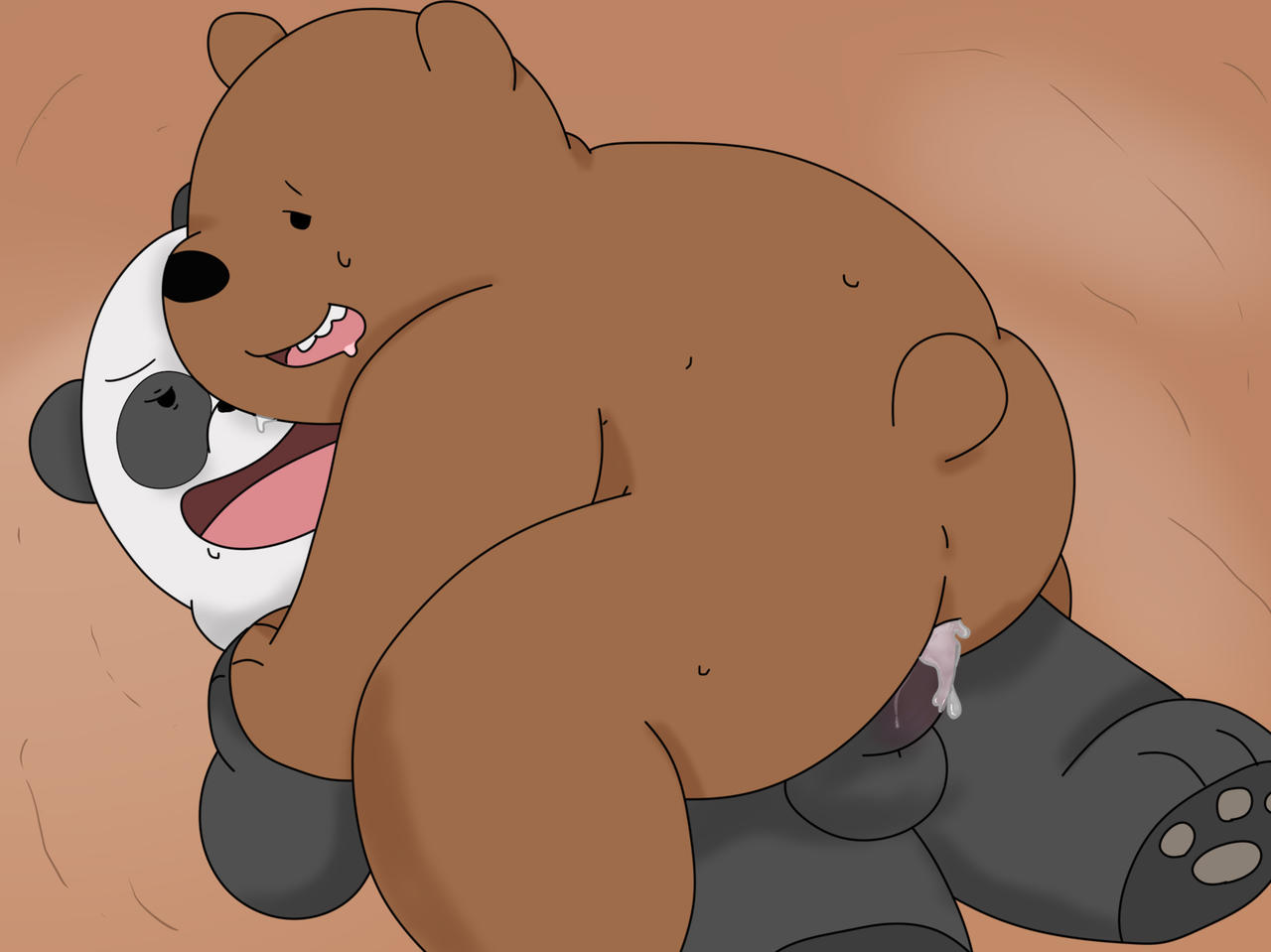 Порно с медведем аниме фото 81