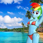 1002923 rainbow dash bikini by thecrazedsatanist d8o26kb