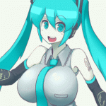 1085083 Hatsune Miku robogirl bouncing