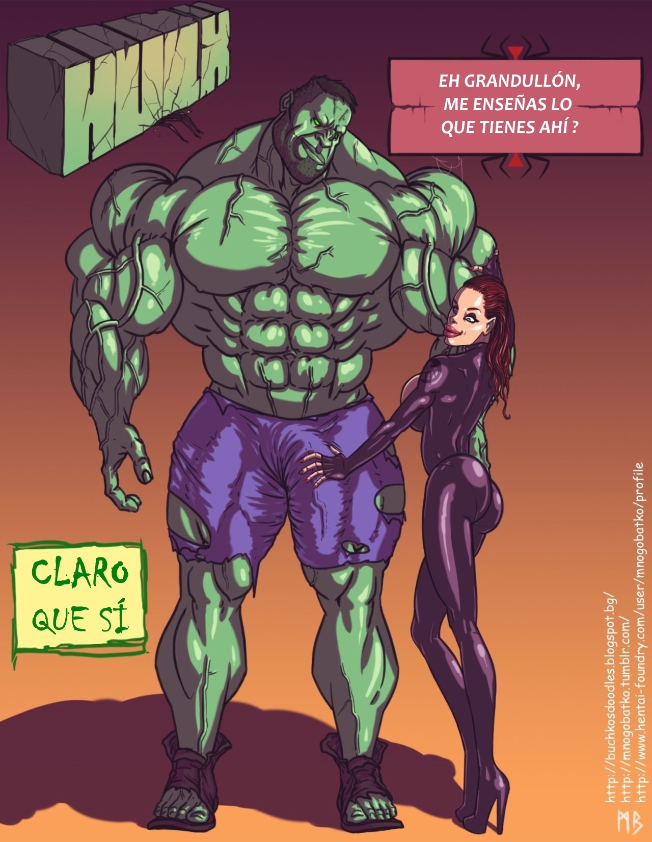 HULK Hulk vs Black Widow cover