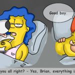 1064222 1800024 Bart Simpson Brian Griffin Family Guy Lois Griffin Marge Simpson The Simpsons VylfGor