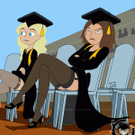 1072299 Graduation Bonnie and Tara by ArtJimx