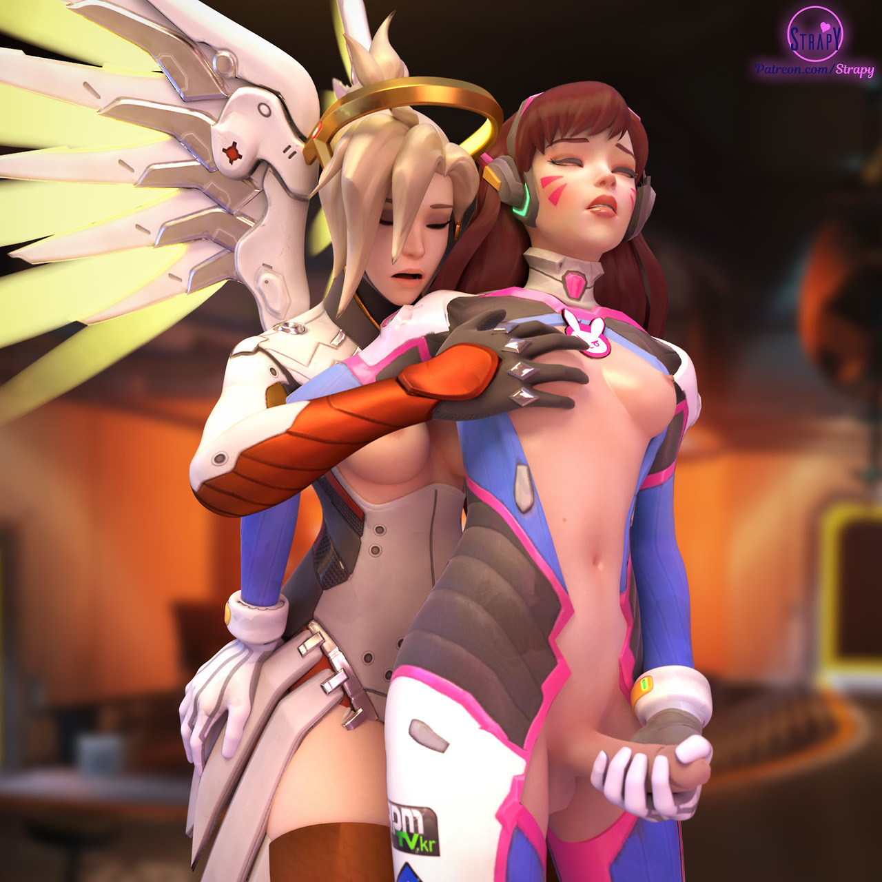 Strapy Mercy X Dva Symmetra Tracer Wi