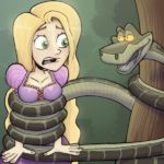 1094937 rapunzel and kaa for megasonicmanlover by ragadabah d7vz1o1