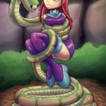 1094937 starfire and kaa by ragadabah d82snln