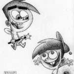 6420297 Fairly OddParents Rough Canvas Timmy Turner