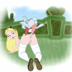 6618500 7644 Alice Alice in Wonderland White Rabbit animated jab