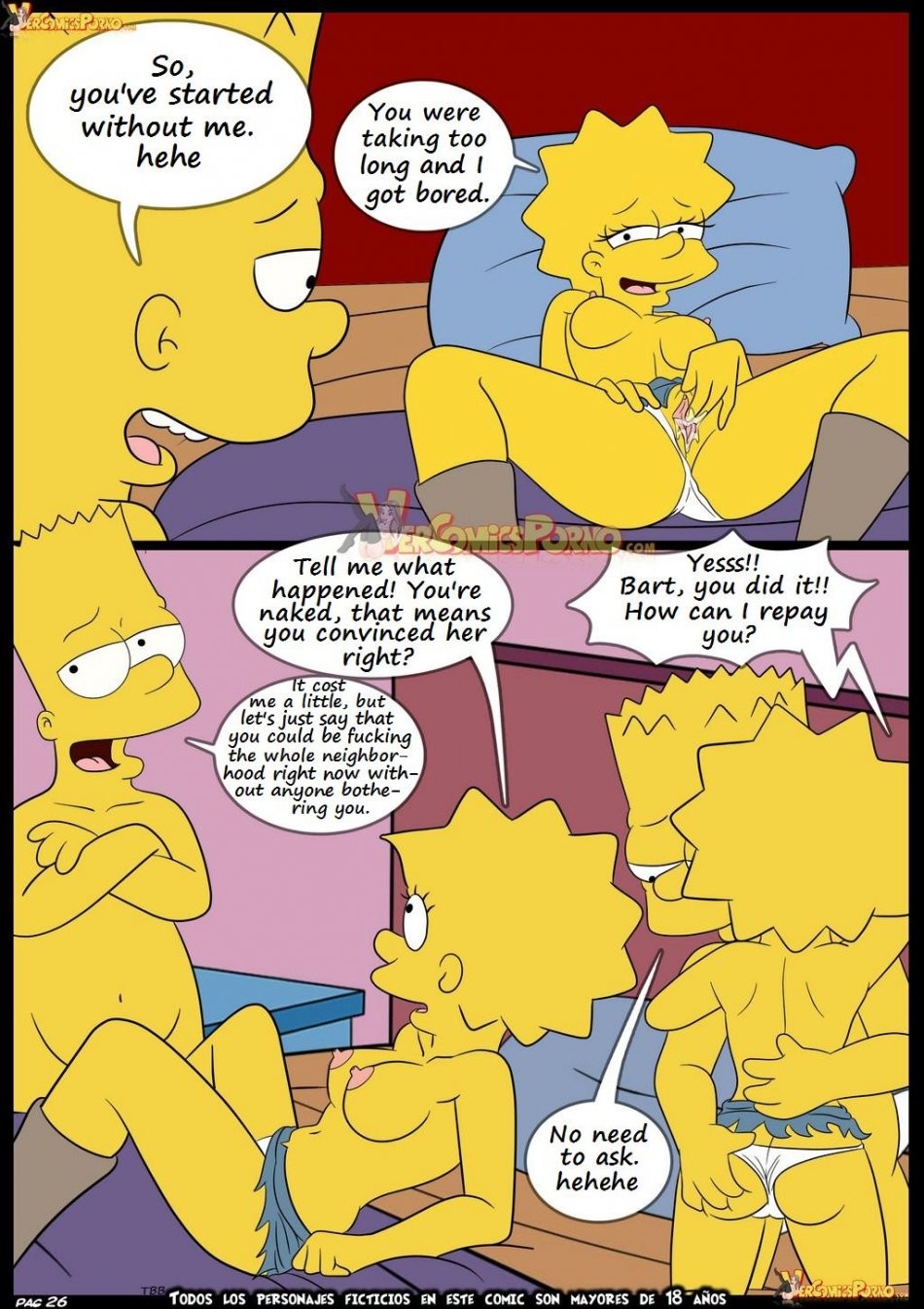 Порно комикс барт симпсоны фото 54
