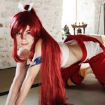 6654428 erza scarlet hakama cosplay