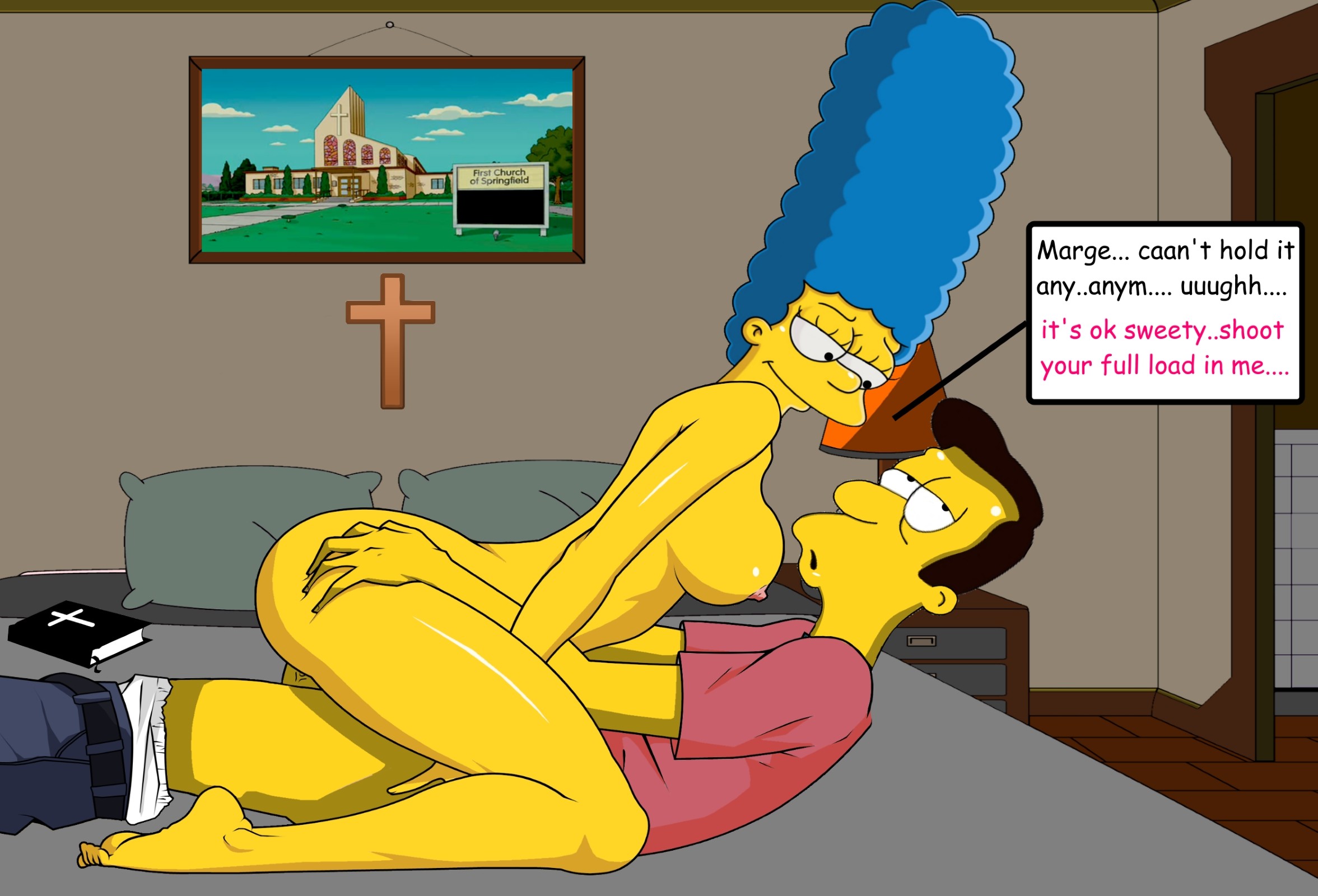 Marge nackt simpson Marge