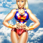 6681569 Toons supergirl flying high by cahnartist