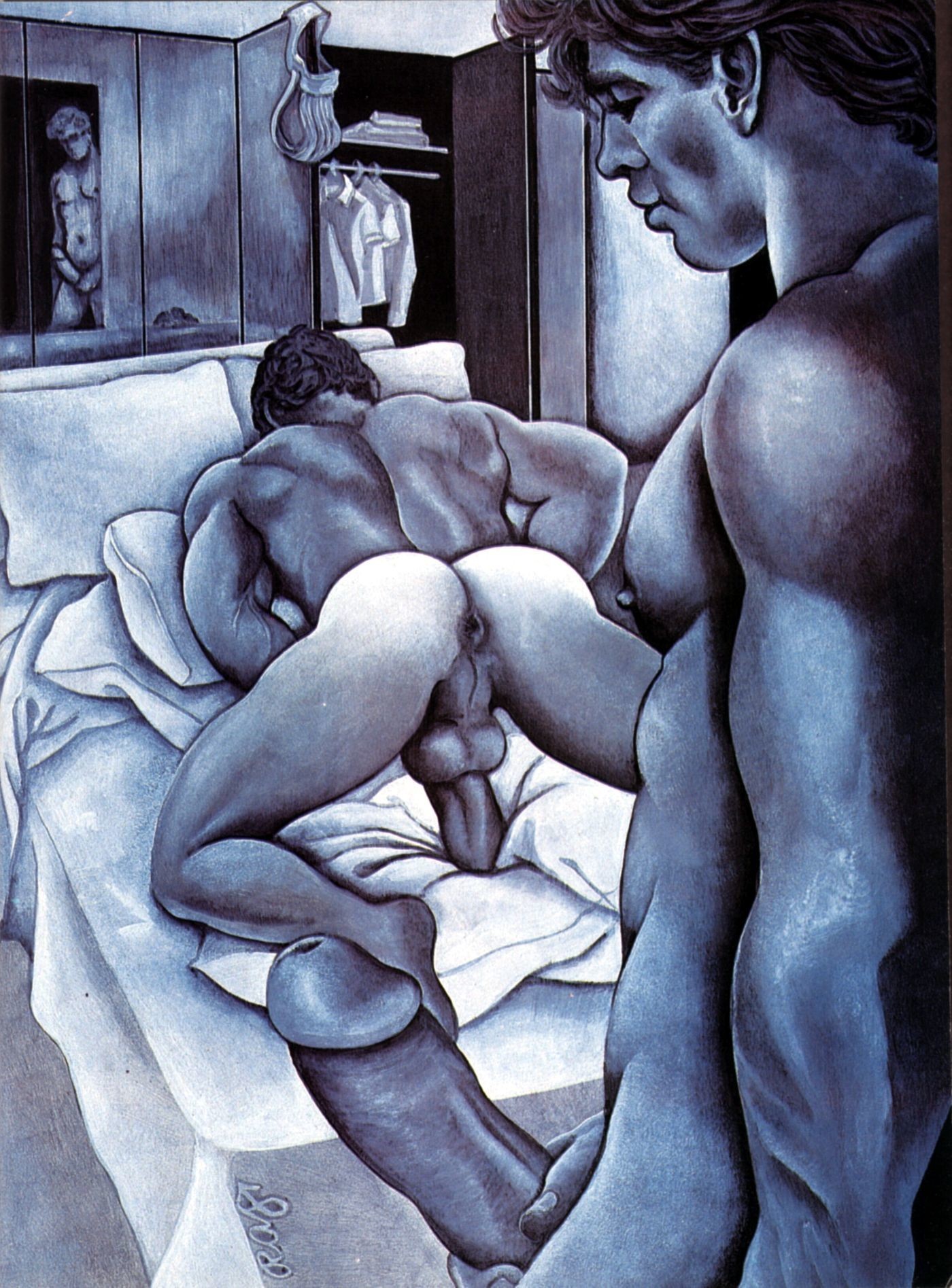 Stuart blaetz drawings of male nude, portraits and erotic art. 